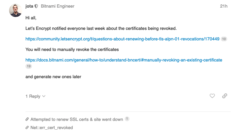 You will need to manually revode the certificates and generate new ones later